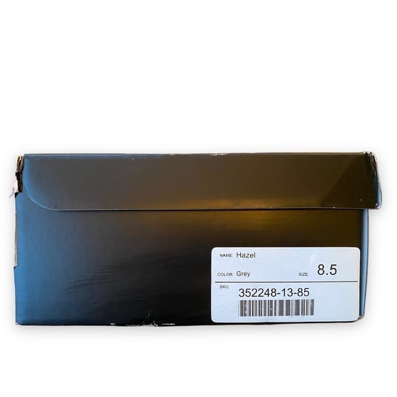 𝅺just Fab Hazel Gray and Brown Platform Heeled Sandals | Size 8.5 - Picture 15 of 15